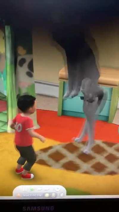 His name is Monster. I think it’s quite fitting.