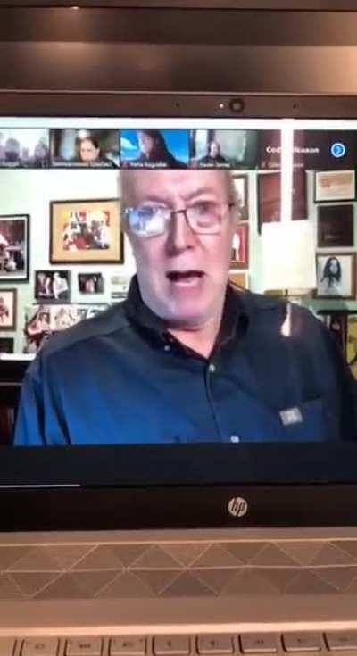 Chad Gary Schwartz does the heavy voice to make kids laugh