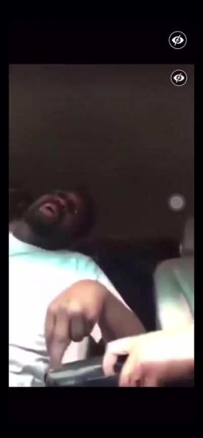 Woman plays around with a gun in a live Stream. NSFW NSFL 