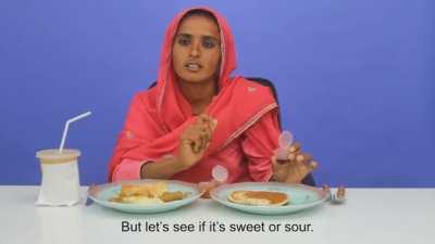 Indian tribal people try American breakfast(fyi: long video)