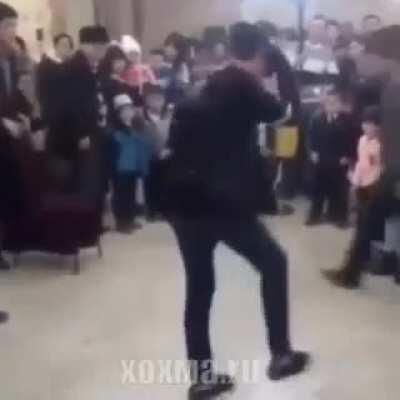 Trying to impress the crowd