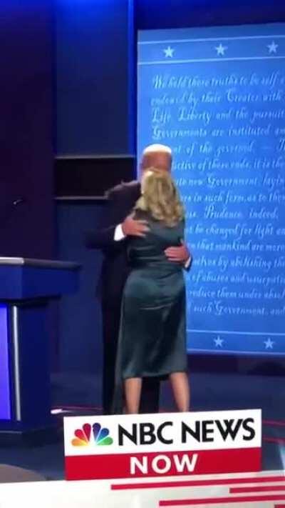 The moment you remember real couples hug but you forgot it was not included in your prenup