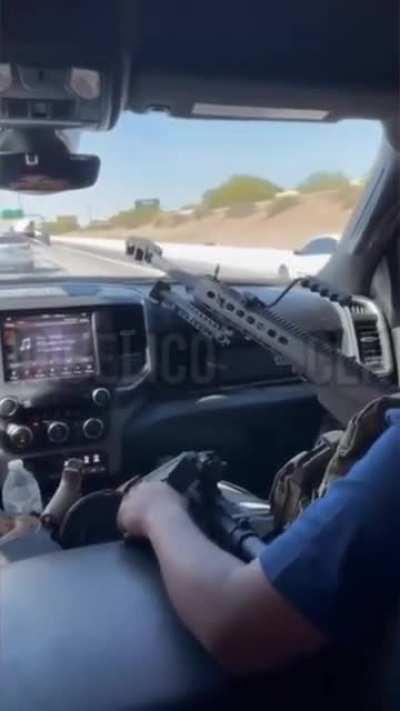 Just a Mexican Cartel crew cruising through Phoenix, Arizona, USA