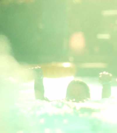 Carrie Coon topless at the swimming pool in the latest The White Lotus S03E05 (2025) - slowed, 60FPS