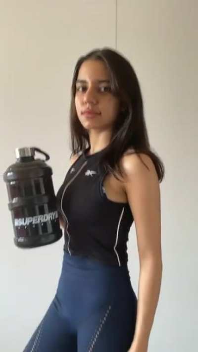 Who wants to be her personal trainer?