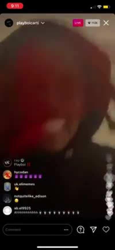 throwback to when carti went live after wlr dropped