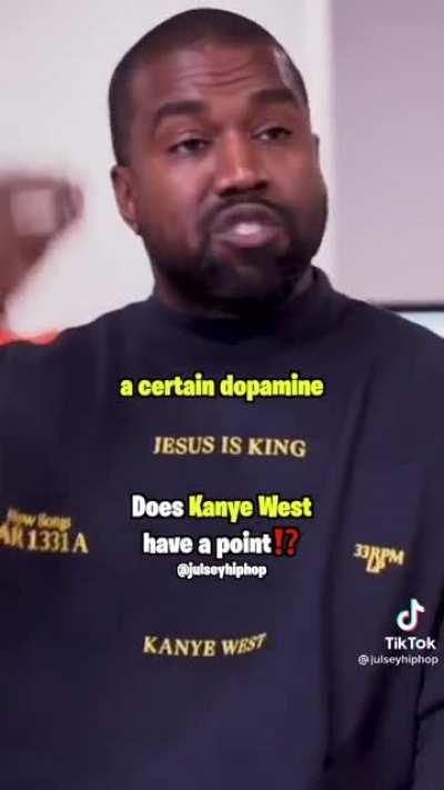 Do you agree with this take by Kanye here?
