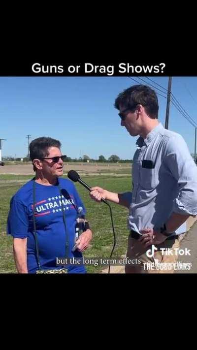 Gun shows > drag shows