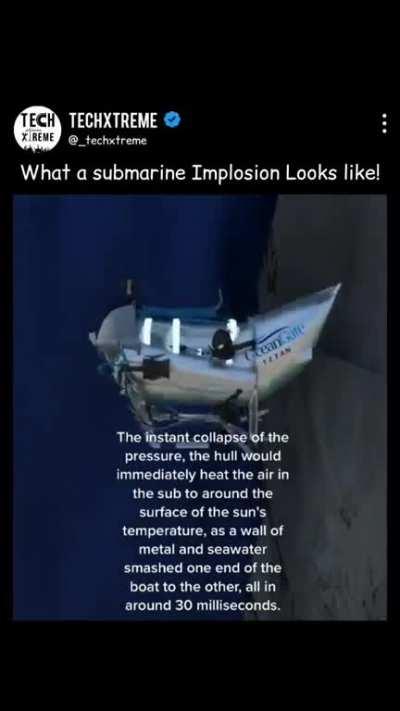 This is what the Titan might have looked like during implosion