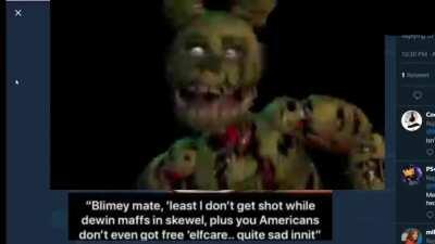 I mean, he's British...