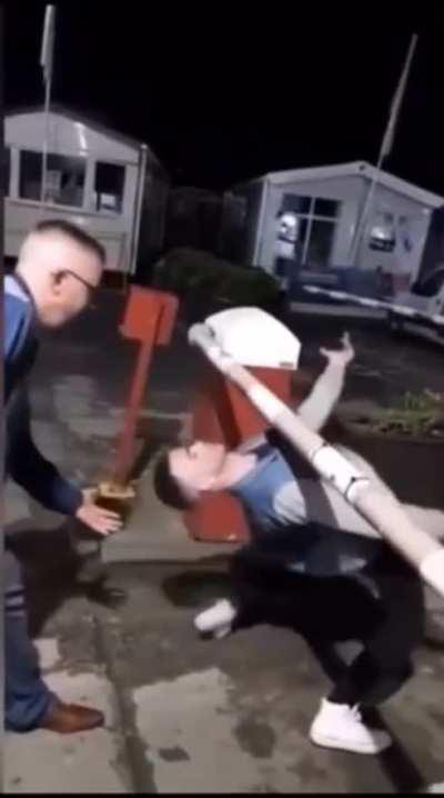 The limbo was perfect, points off for the finish