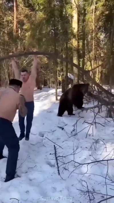 Winter grind with nature.