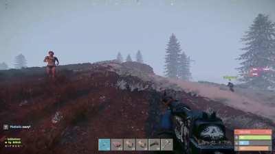 Chainsaw is the best weapon in rust (change my mind) >> re-uploaded with sound