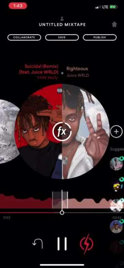 Suicidal Remix and Righteous transition is like him ascending to heaven 😔😔 R.I.P