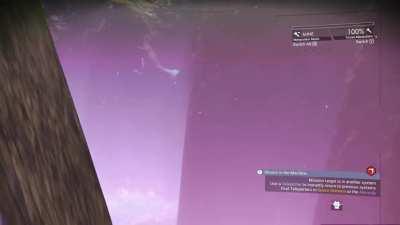 This paradise planet has the deepest canyons I've ever seen.