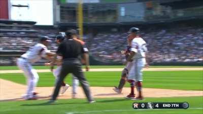 [Highlight] [Highlight] Adam Engel runs himself into a strange double play