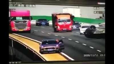 White truck overreacted