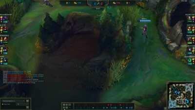 The stupidest thresh hook I've ever landed in my entire 10 year League of Legends career.