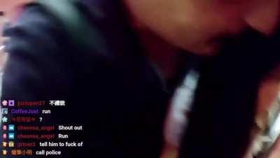 Indian harassing Korean streamer