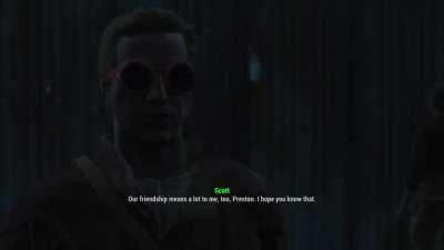 Kind of a weird time to decide to have a heart to heart conversation, Preston