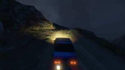 Retinue MK2 rally build, with rally track I made for freeroam. the track goes around the hillbilly camp and over a mountain.