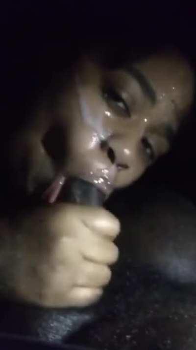 She worked for that facial