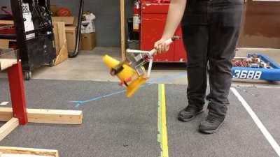 Follow up to our claw design, this time handling a cone both on its side and upright.