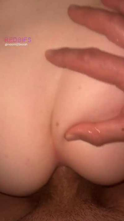 My first time taking his dick in my asshole made me cum so much