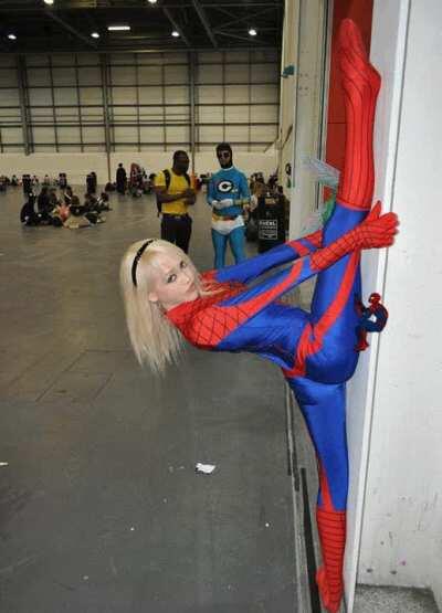 Spiderman crawling into his favorite place caw caw