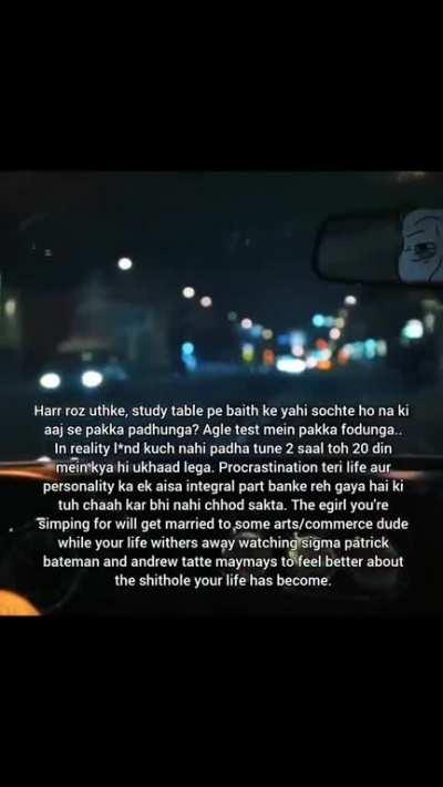 reality hits hard than motivation