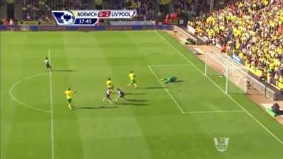 Throwback to Luis Suarez lesser celebrated Norwich hat-trick