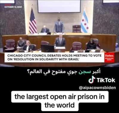 Chicago city council holds a meeting to vote on “resolution in solidarity with Israel,” and one of the residents gave one of the most eloquent summary of the genocide I’ve heard yet