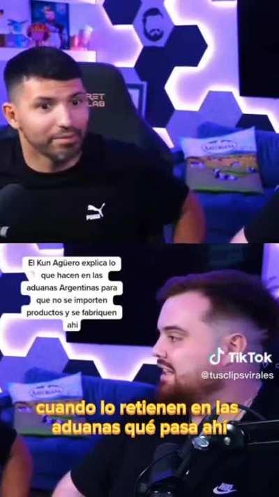 El estado le responde al Kun por el afano de aduana - Hacen campaña con lo afanado