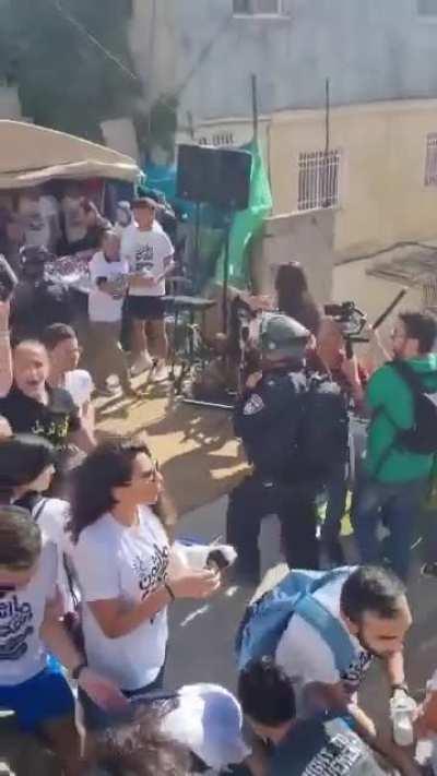 Israeli soldiers violently raided a peaceful demonstration by Palestinians. Hundreds took part in a marathon last Friday to protest the Sheikh Jarrah ethnic cleansing.
