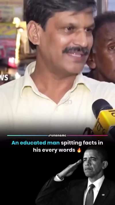 An educated man spitting facts in his every word.