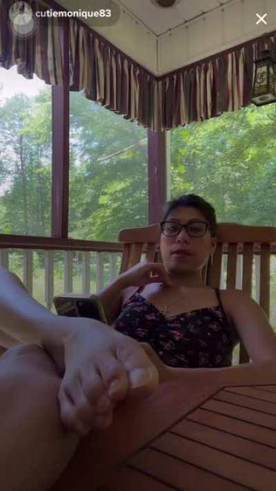 @cutiemonique83 was live from Feet 👣 Friday!! Part 3