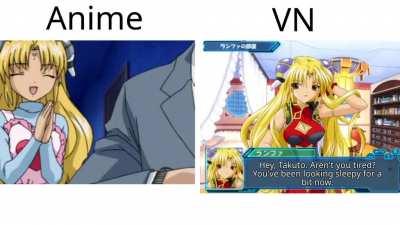 [Galaxy Angel EL, X] This is why we play the VN 😬😬