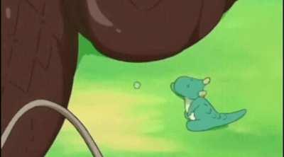 Baby Tohru plush vs tiny rock...