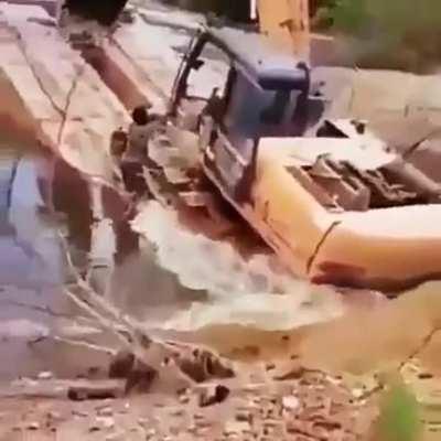 To move heavy equipment
