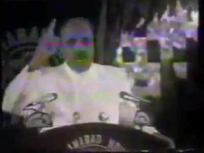 Gen Zia ul Haq RA asking Pakistanis to stand with Afghan Mujahideen against Soviets. He says 