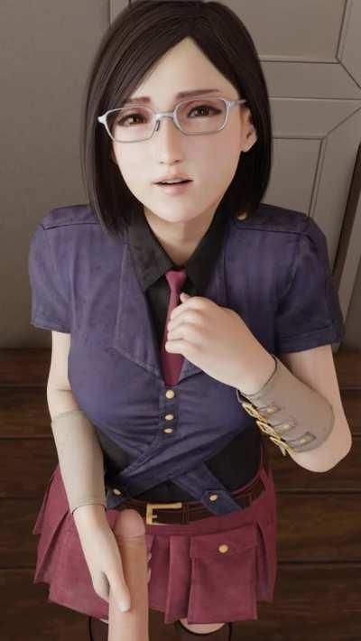 Nayo giving a handjob (LazyProcrastinator)