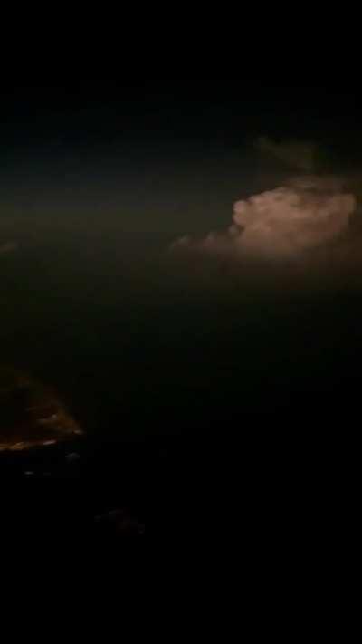 Lighting Storm Flying Out of MIA (oc)
