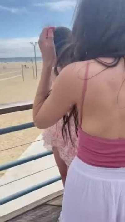 Do you like when I play with my friends in public? Join my OnlyFans today & I’ll send you 2 free videos of us