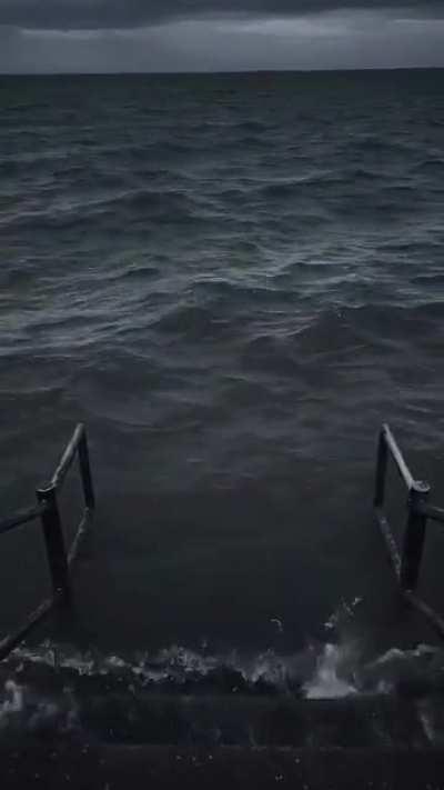 An unsettling view of Lake Ponchartain