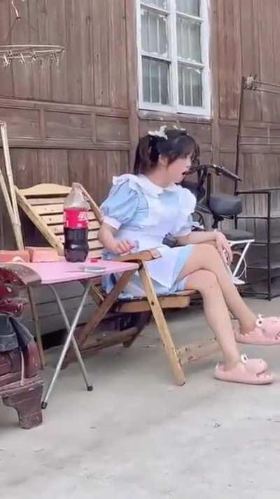 Girls when no one is around