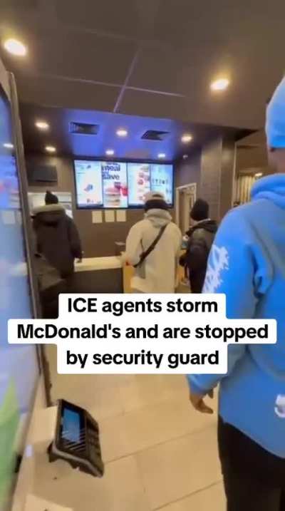 Security stops ICE from entering employee area at Minneapolis McDonalds