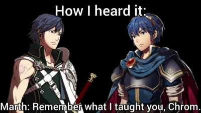 Went back to replay Fire Emblem: Warriors and this interaction had me laughing for some reason