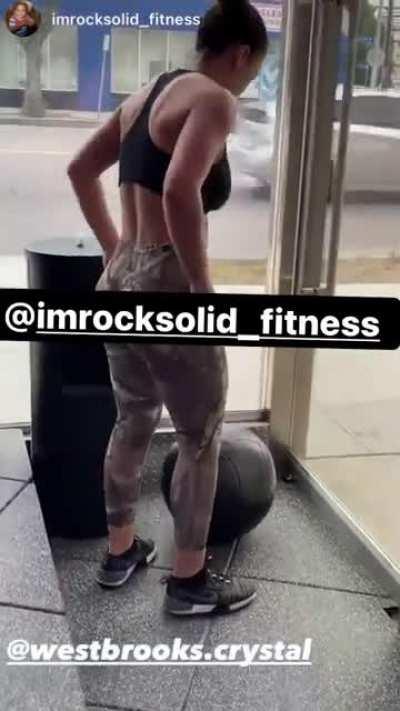 Crystal working out