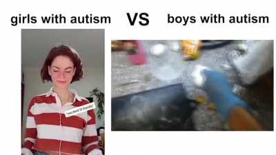 girls with autism VS Ayberk