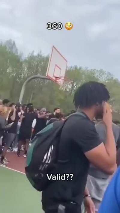 360(180 degree) dunk